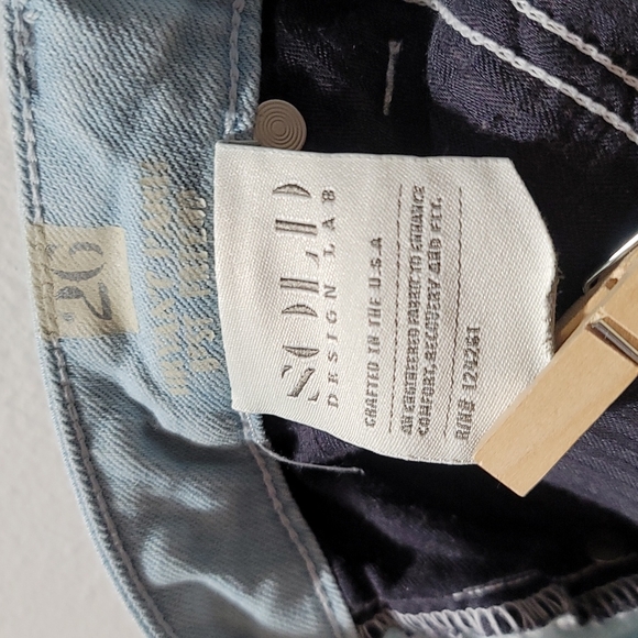 DESIGN LAB SOLD BESTFRIEND STRAIGHT LEG BLUE JEANS WOMENS DENIM PANTS SIZE 26 - Picture 8 of 13